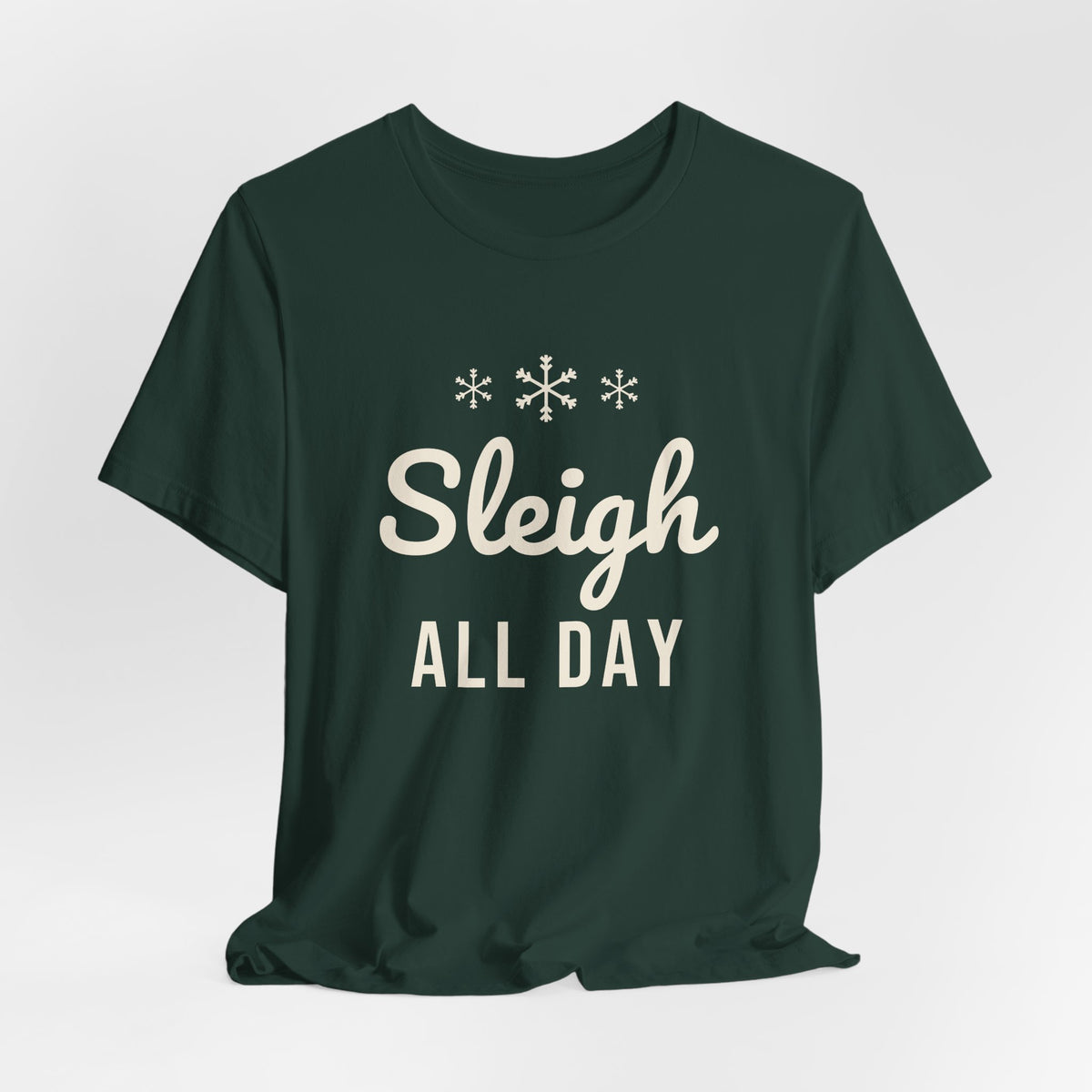 Sleigh All Day Christmas Shirt · Matching Pet & Owner Tee
