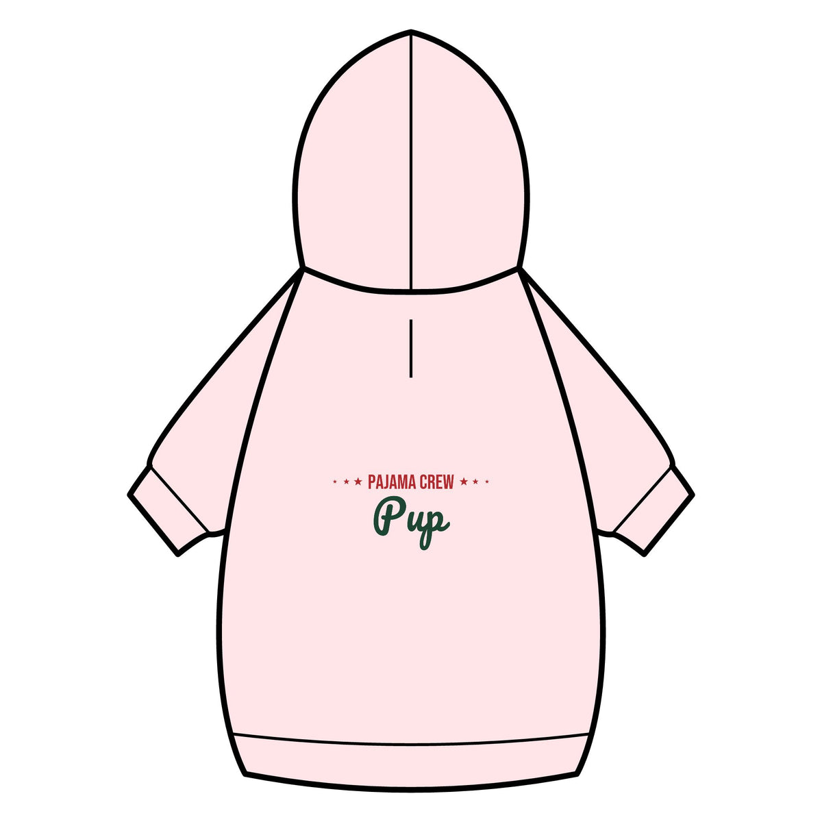 Pajama Crew Pup Dog Hoodie · Matching Pet Hoodie · Paw Crew