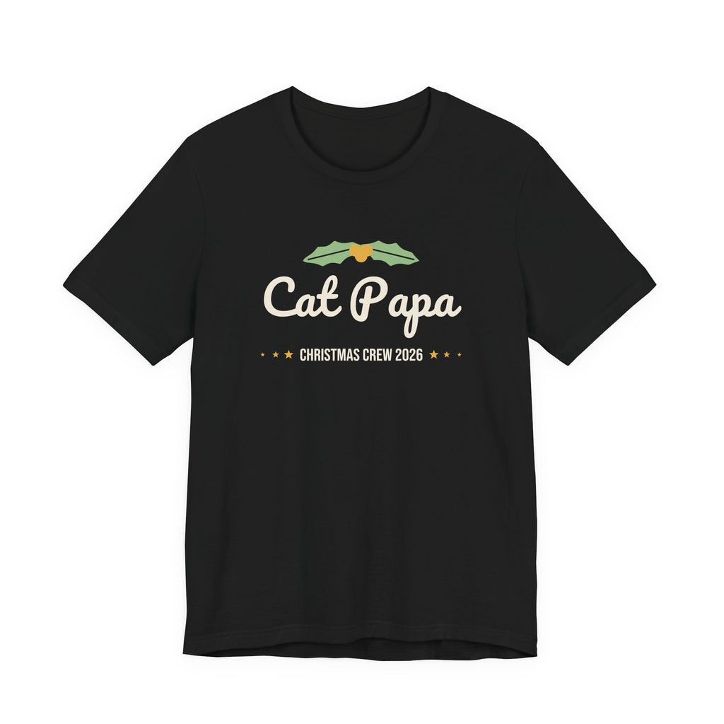 Cat Papa Christmas Shirt · Matching Cat & Owner Tee