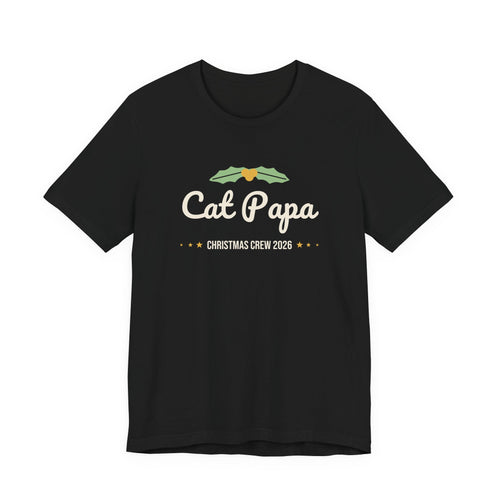 Cat Papa Christmas Shirt · Matching Cat & Owner Tee