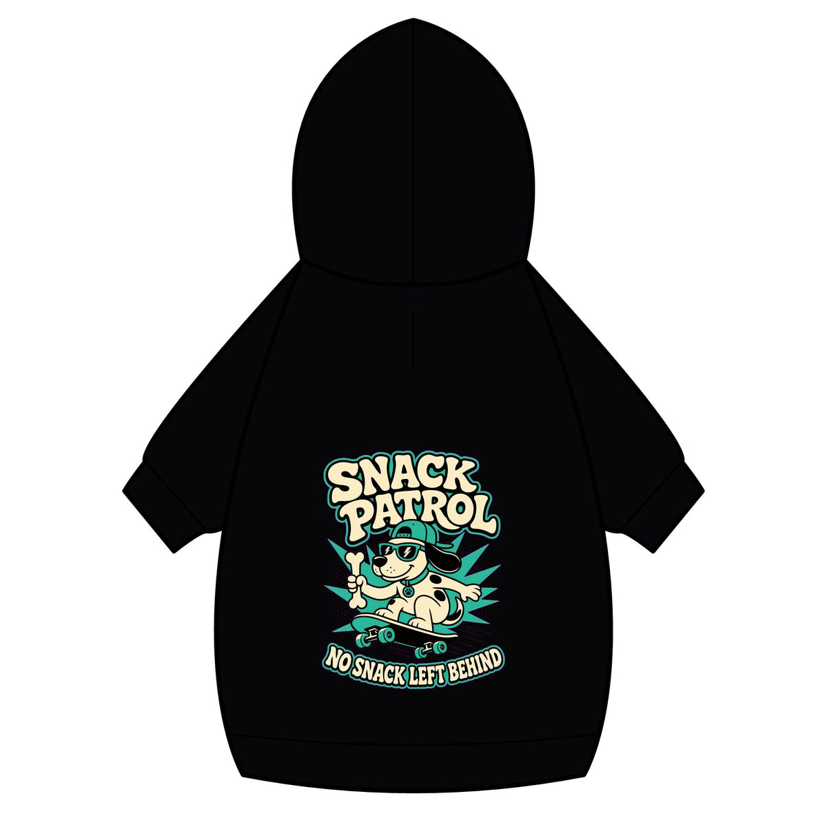 Snack Patrol Dog Hoodie · Paw Crew Club Streetwear