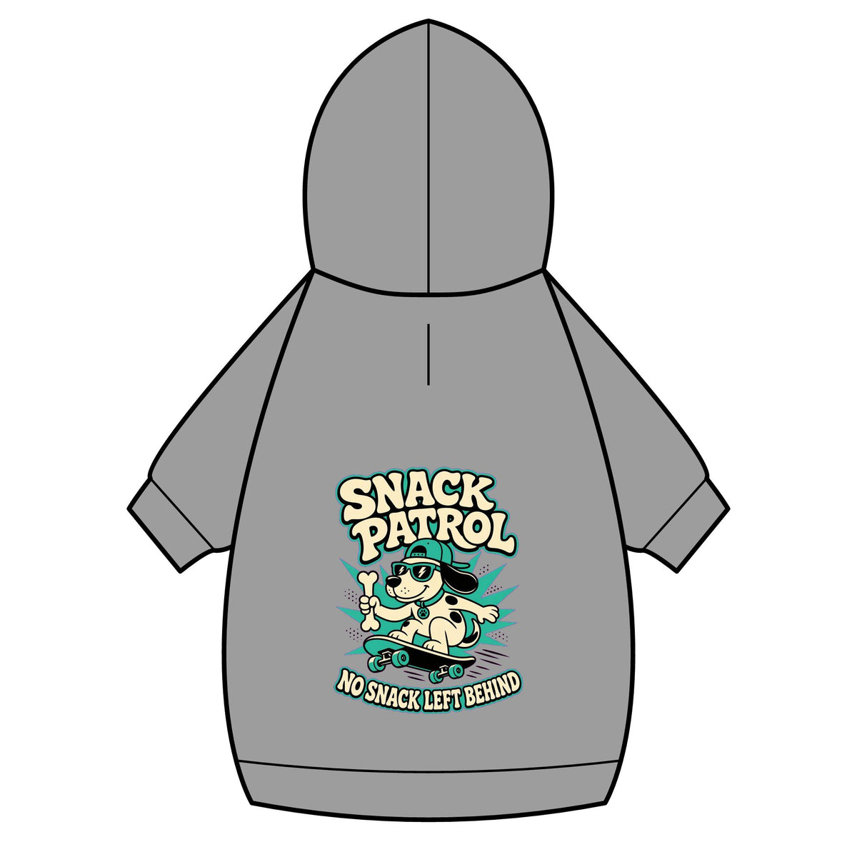 Snack Patrol Dog Hoodie · Paw Crew Club Streetwear