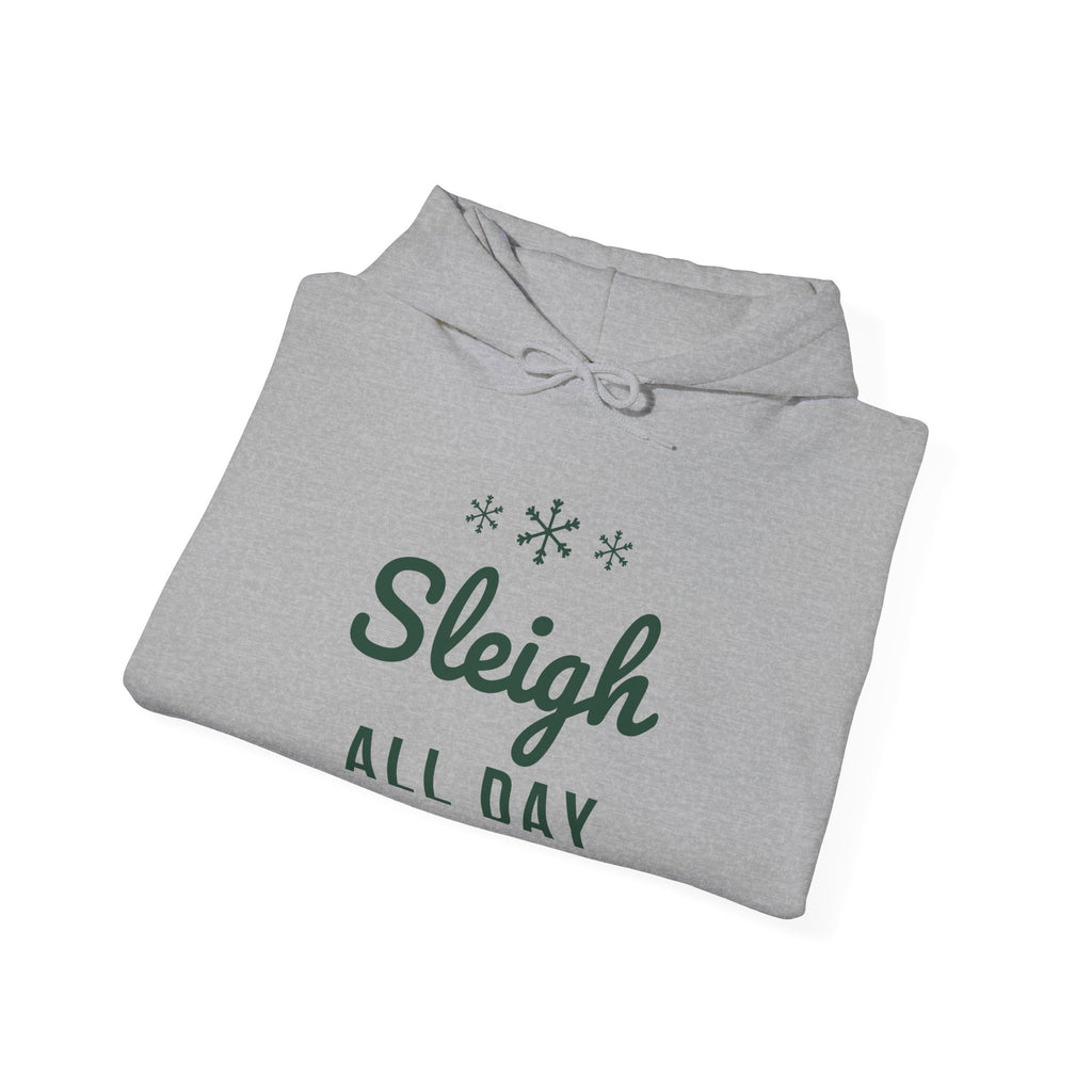Sleigh All Day Christmas Hoodie · Matching Family Hoodie · Paw Crew
