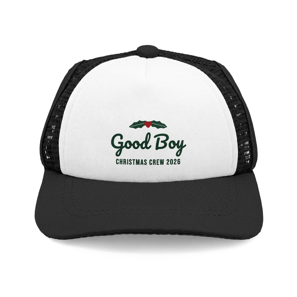 Good Boy Dog Trucker Hat · Matching Pet Trucker Hat · Paw Crew