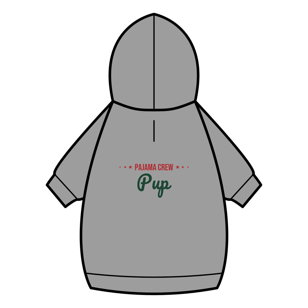 Pajama Crew Pup Dog Hoodie · Matching Pet Hoodie · Paw Crew