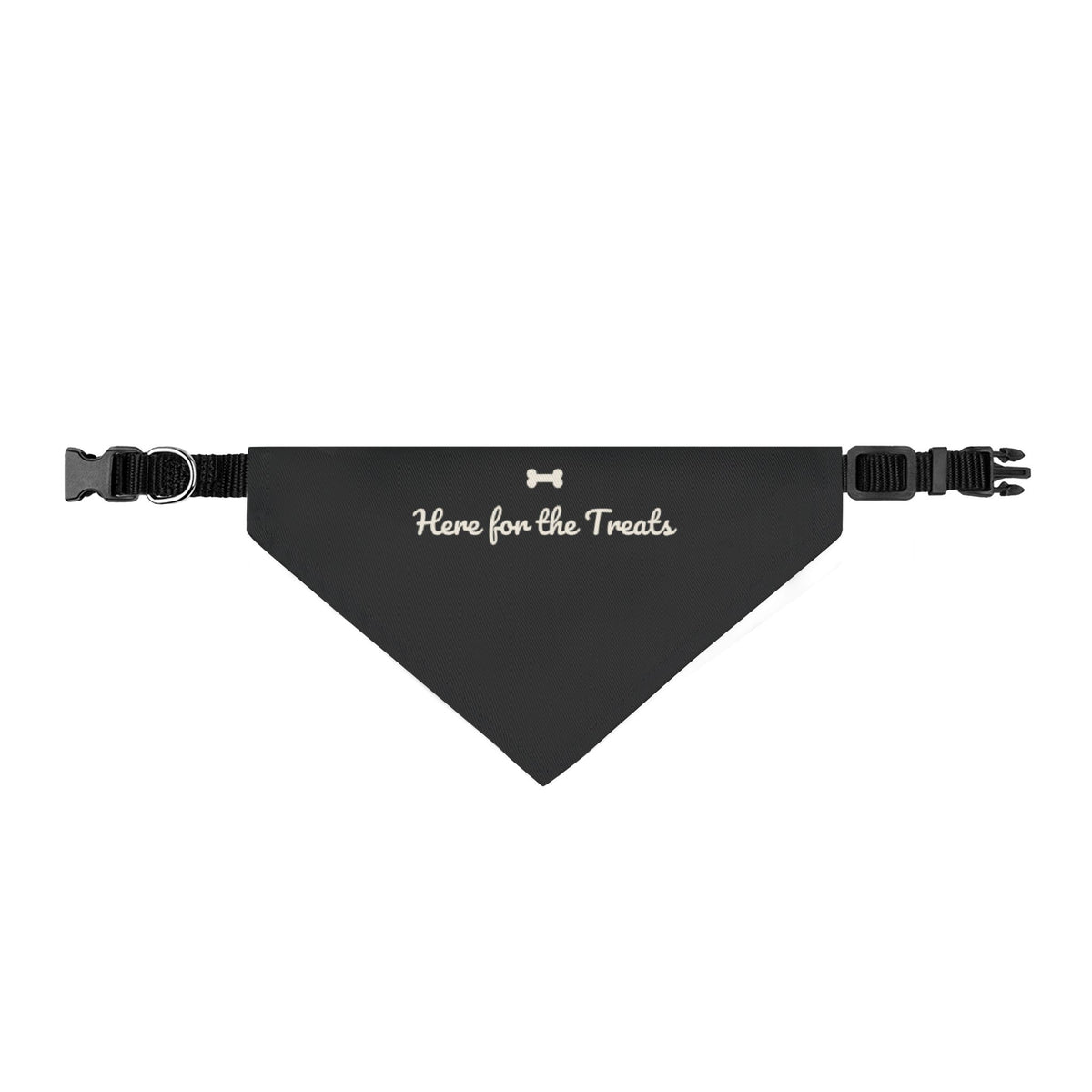 Here for the Treats Dog Bandana (Black) · Matching Halloween Pet Bandana
