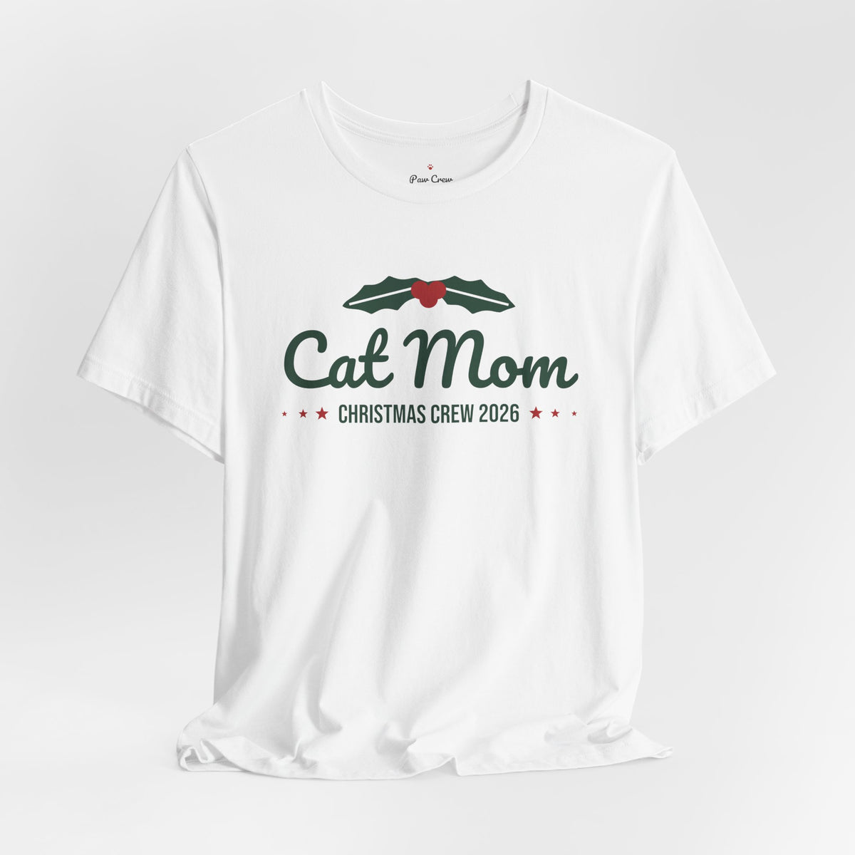 Cat Mom Christmas Shirt · Matching Cat & Owner Tee