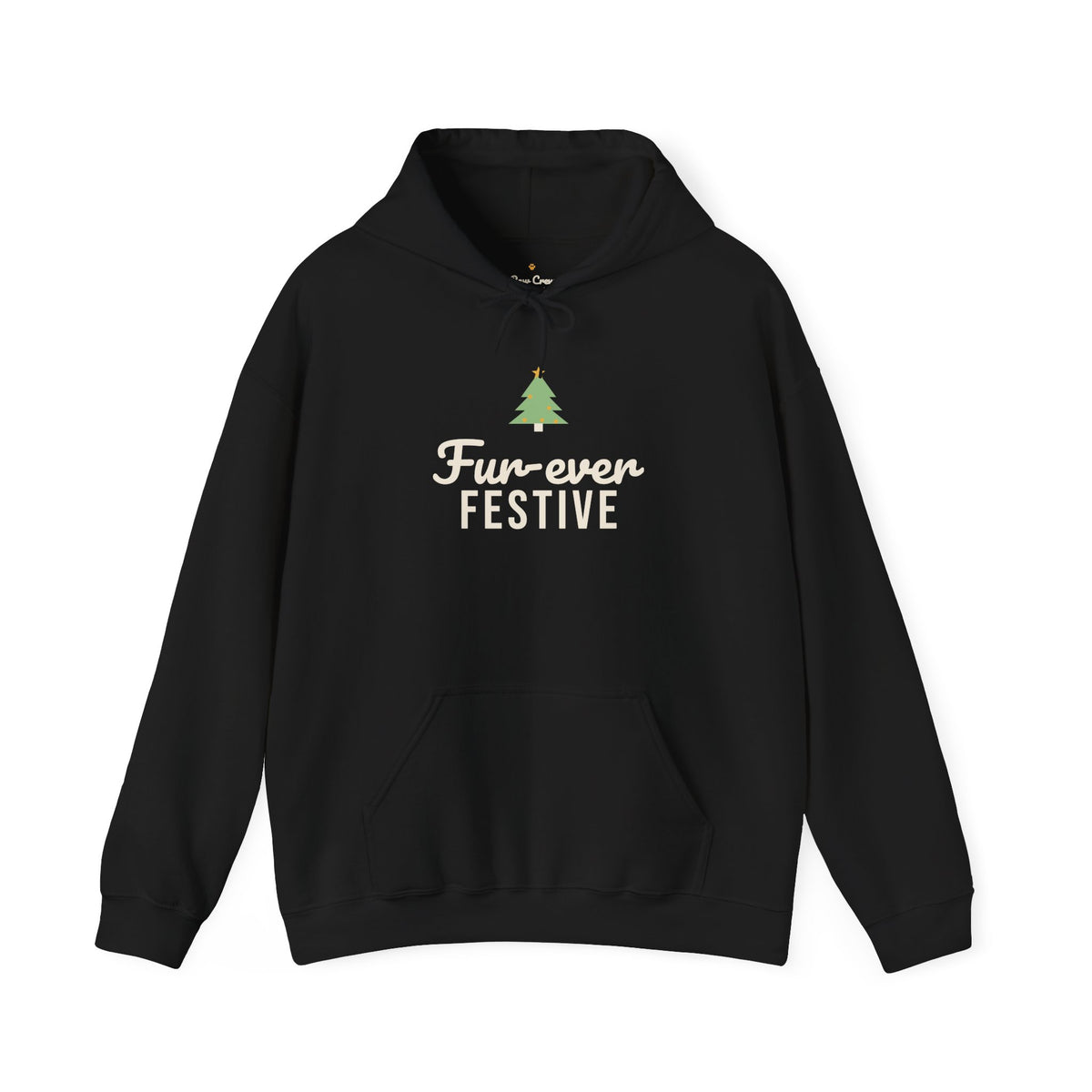Fur-ever Festive Christmas Hoodie · Matching Family Hoodie · Paw Crew