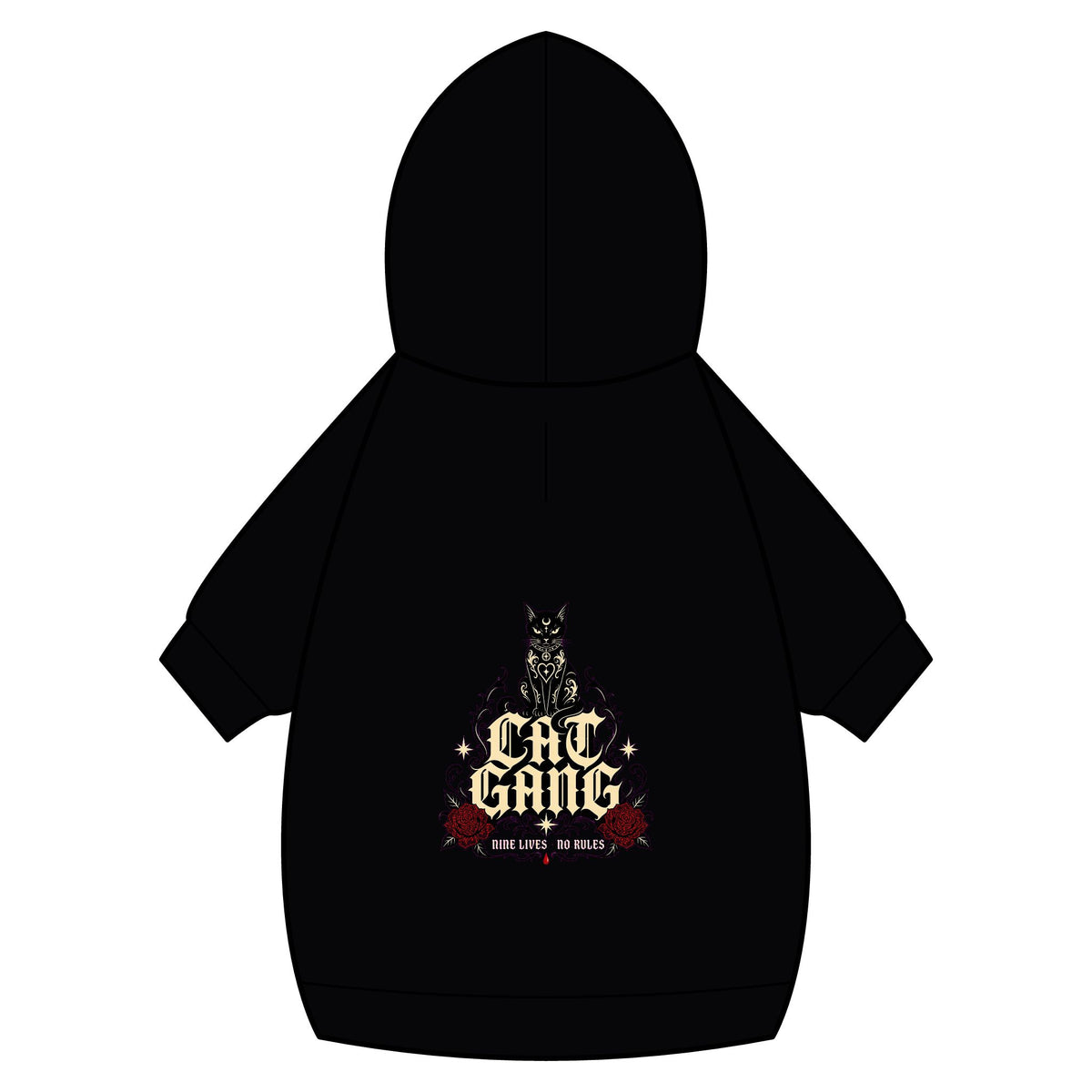 Cat Gang Cat Hoodie · Paw Crew Club Streetwear