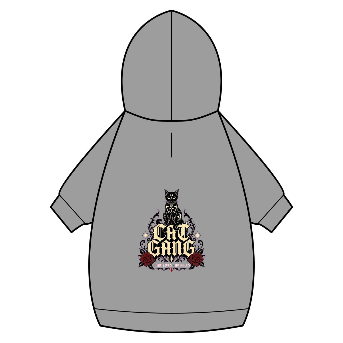 Cat Gang Cat Hoodie · Paw Crew Club Streetwear