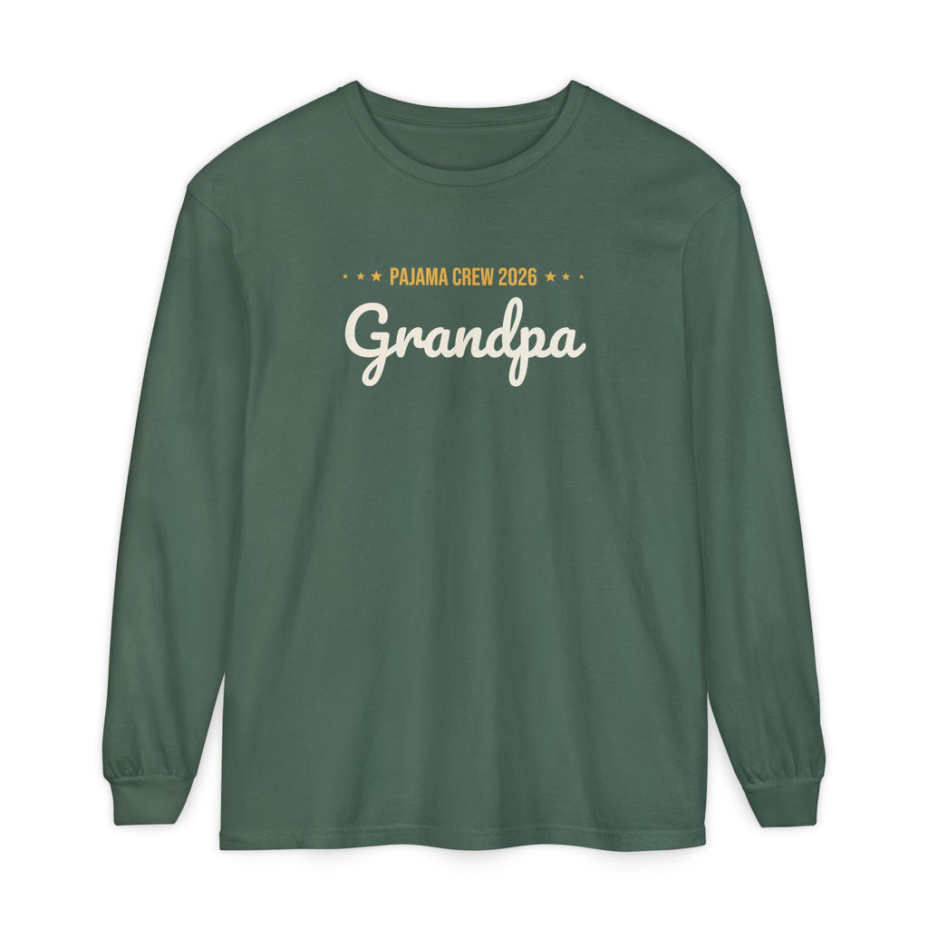 Grandpa Christmas Pajama Tee · Matching Family Christmas Pajamas · Paw Crew