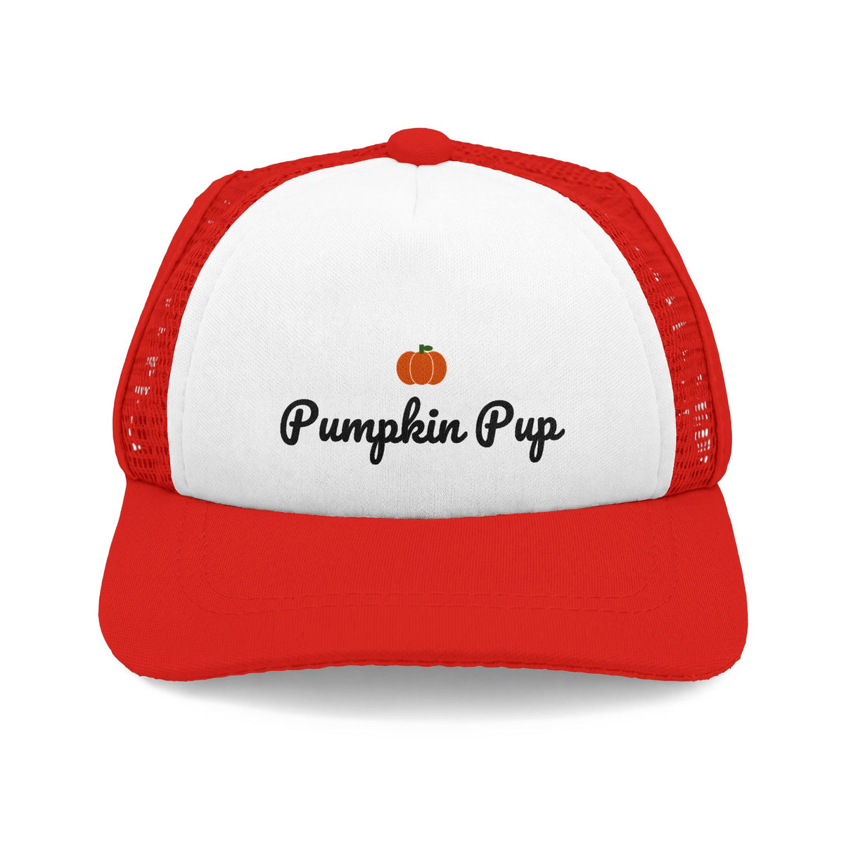 Pumpkin Pup Dog Trucker Hat · Matching Pet Trucker Hat · Paw Crew