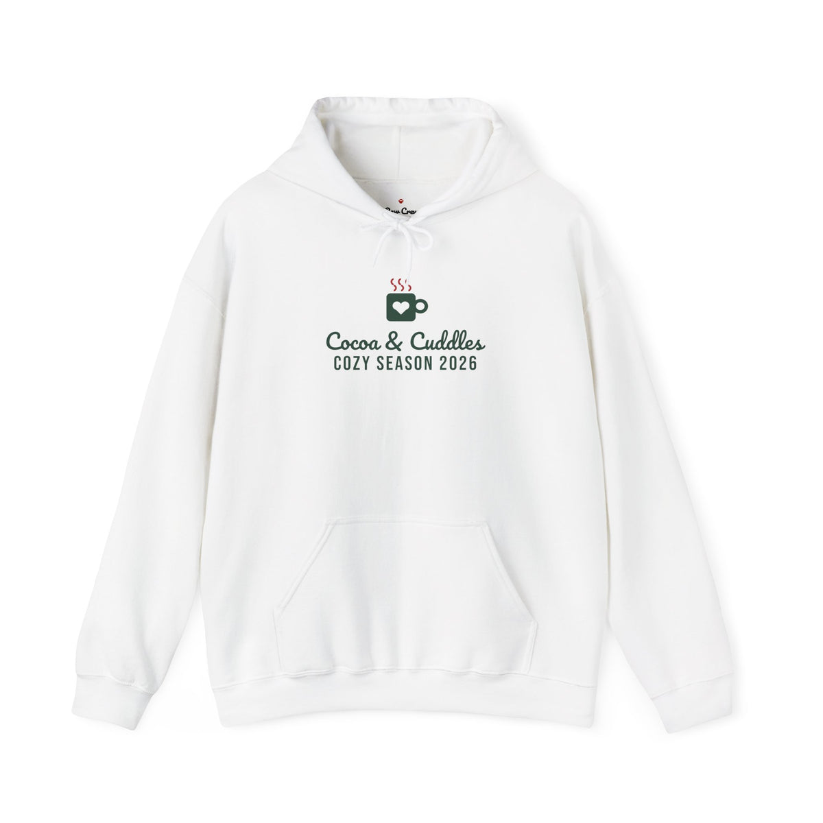 Cocoa & Cuddles Christmas Hoodie · Matching Family Hoodie · Paw Crew