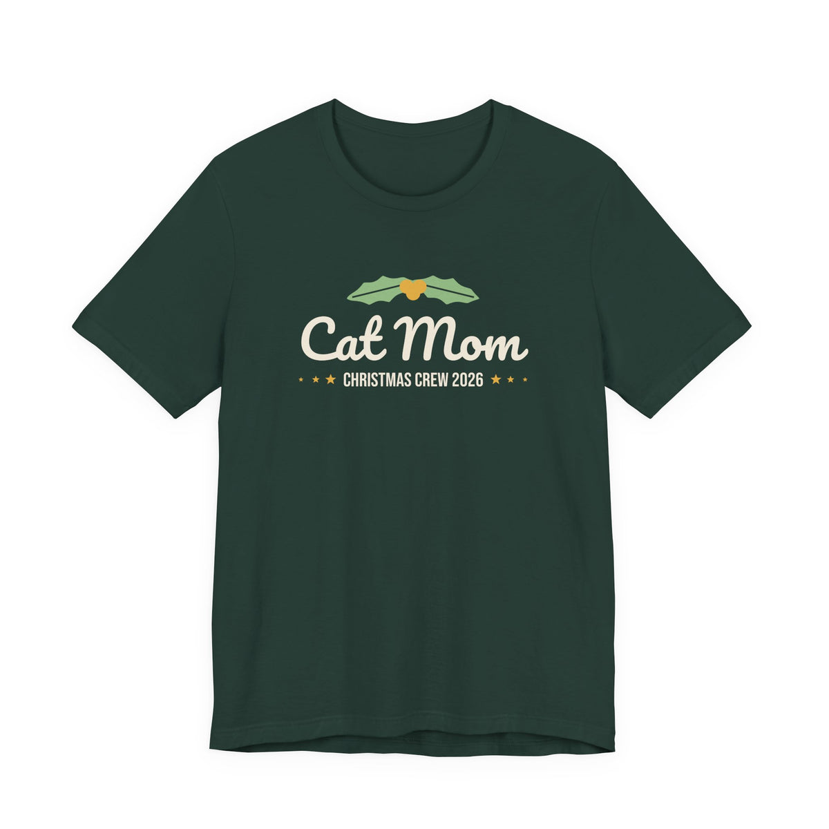 Cat Mom Christmas Shirt · Matching Cat & Owner Tee