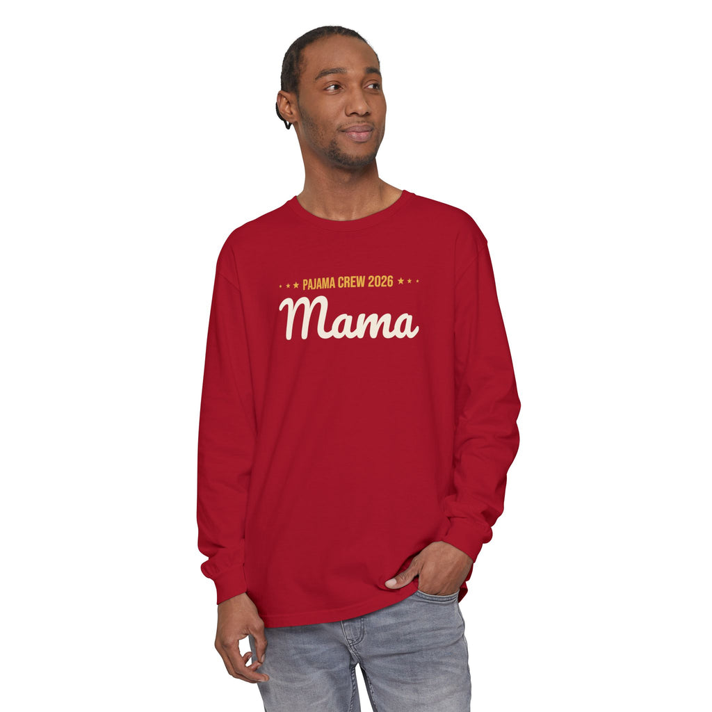Mama Christmas Pajama Tee · Matching Family Christmas Pajamas · Paw Crew