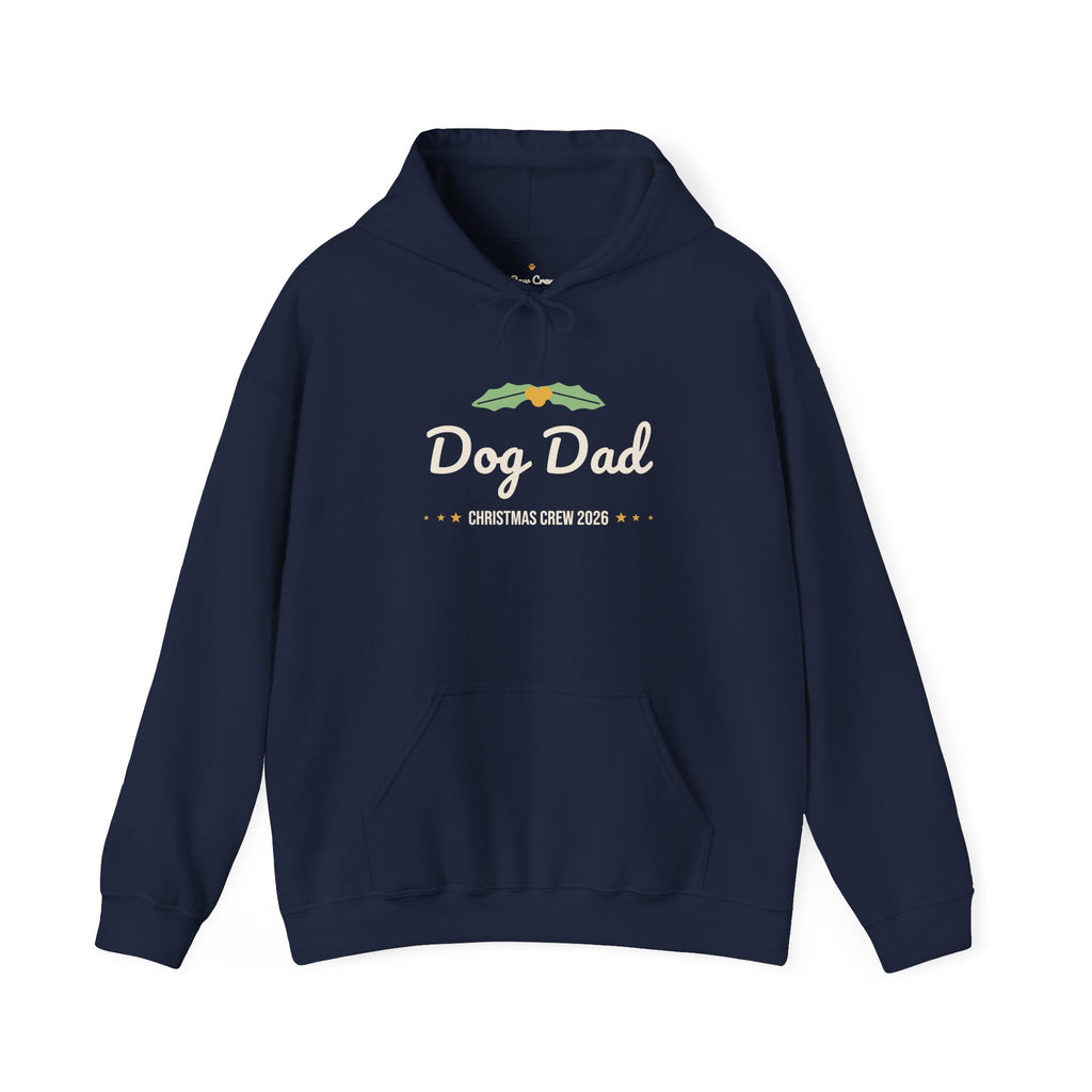 Dog Dad Christmas Hoodie · Matching Family Hoodie · Paw Crew