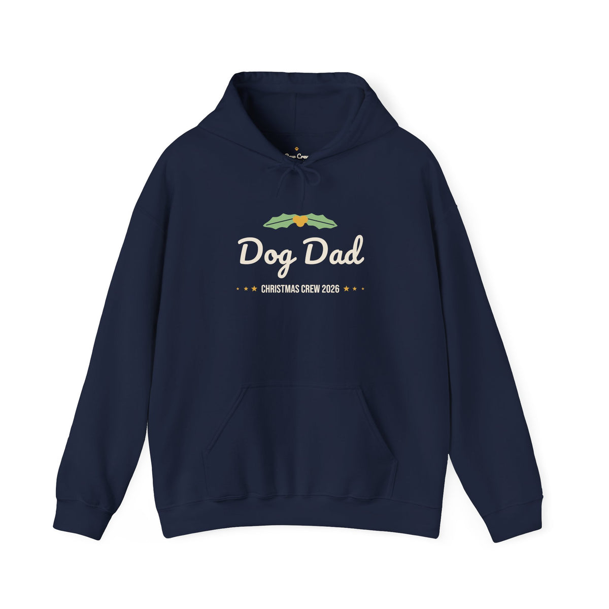 Dog Dad Christmas Hoodie · Matching Family Hoodie · Paw Crew