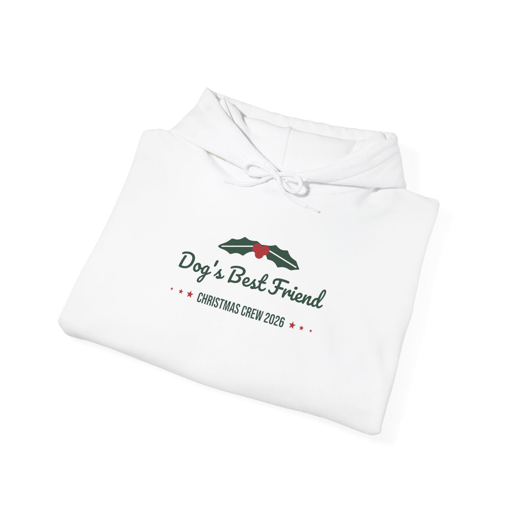 Dog's Best Friend Christmas Hoodie · Matching Family Hoodie · Paw Crew