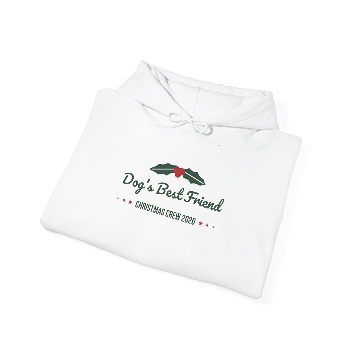 Dog's Best Friend Christmas Hoodie · Matching Family Hoodie · Paw Crew