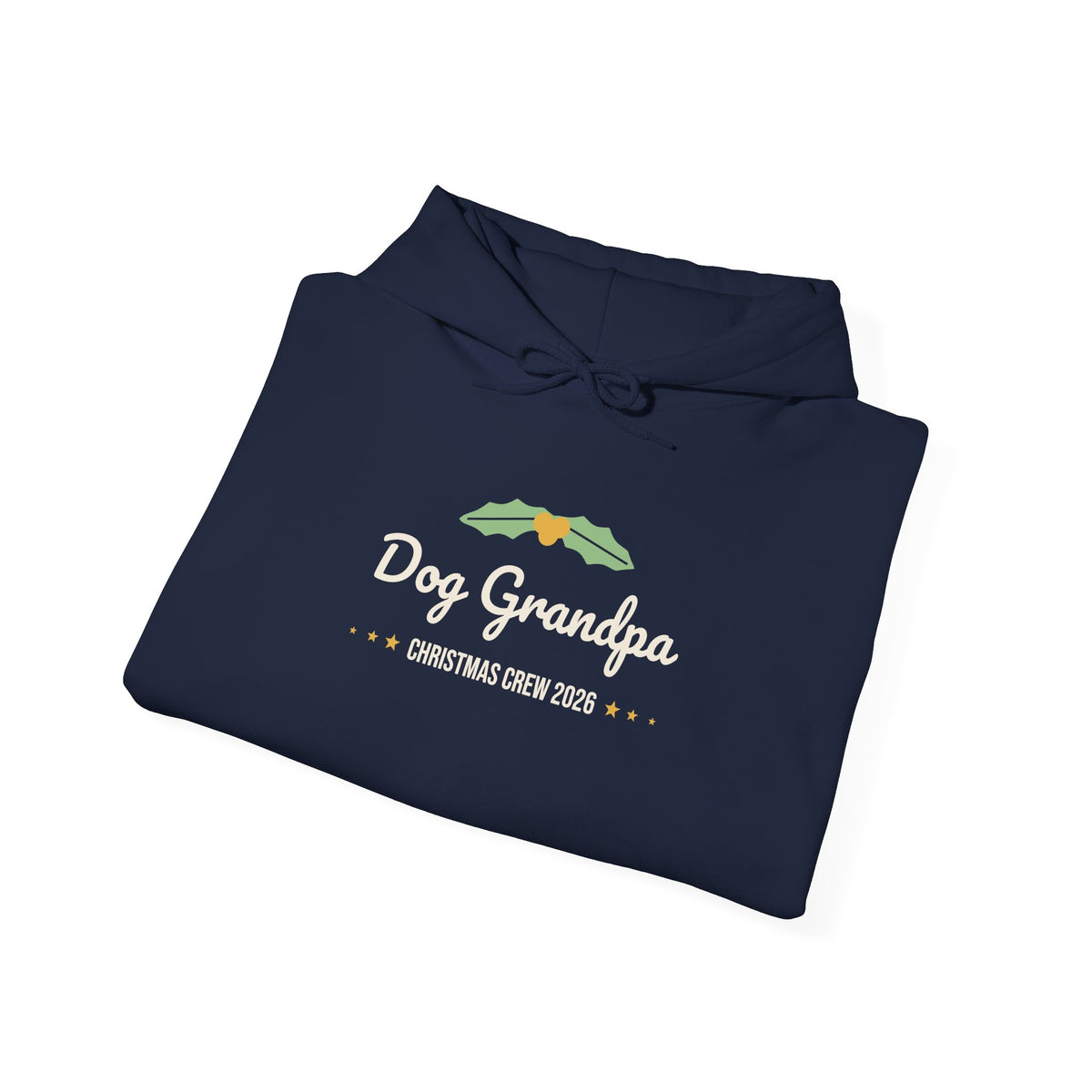Dog Grandpa Christmas Hoodie · Matching Family Hoodie · Paw Crew