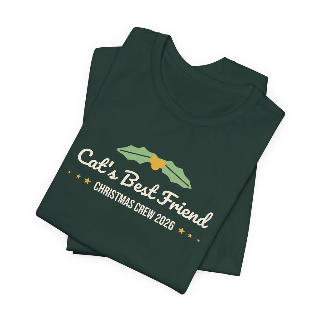 Cat's Best Friend Christmas Shirt · Matching Cat & Owner Tee