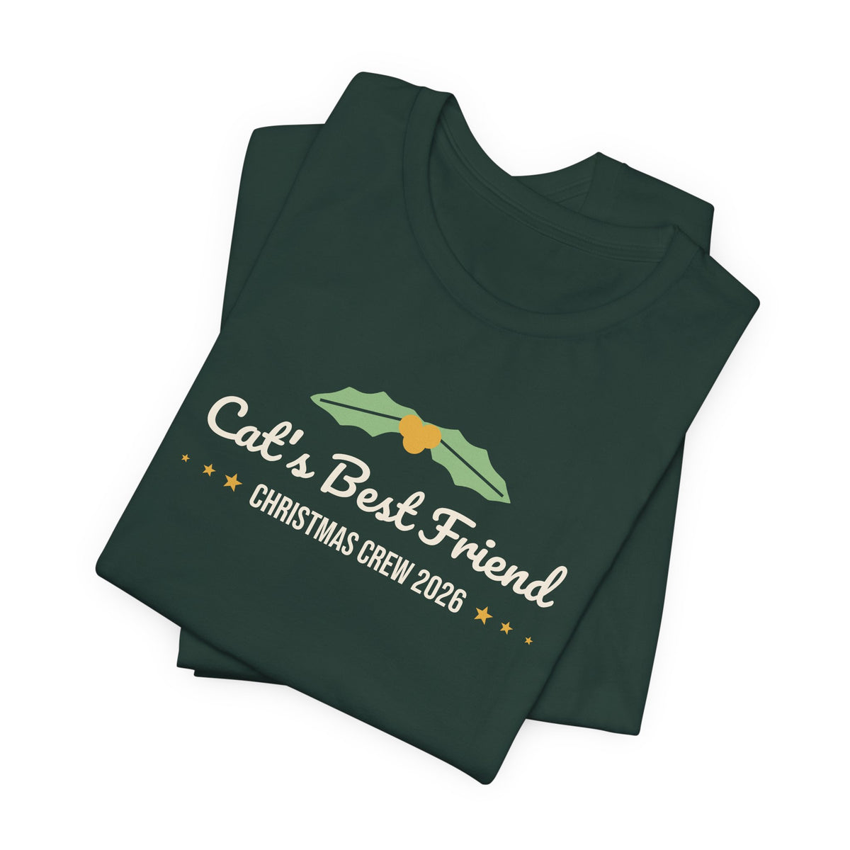 Cat's Best Friend Christmas Shirt · Matching Cat & Owner Tee