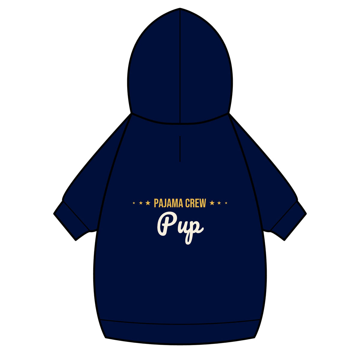 Pajama Crew Pup Dog Hoodie · Matching Pet Hoodie · Paw Crew
