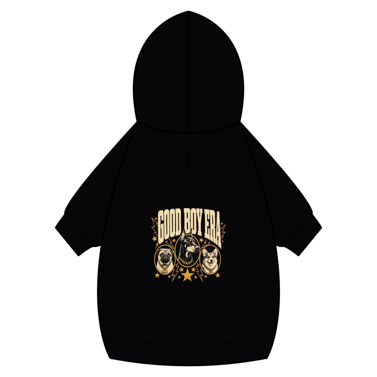 Good Boy Era Dog Hoodie · Paw Crew Club Streetwear