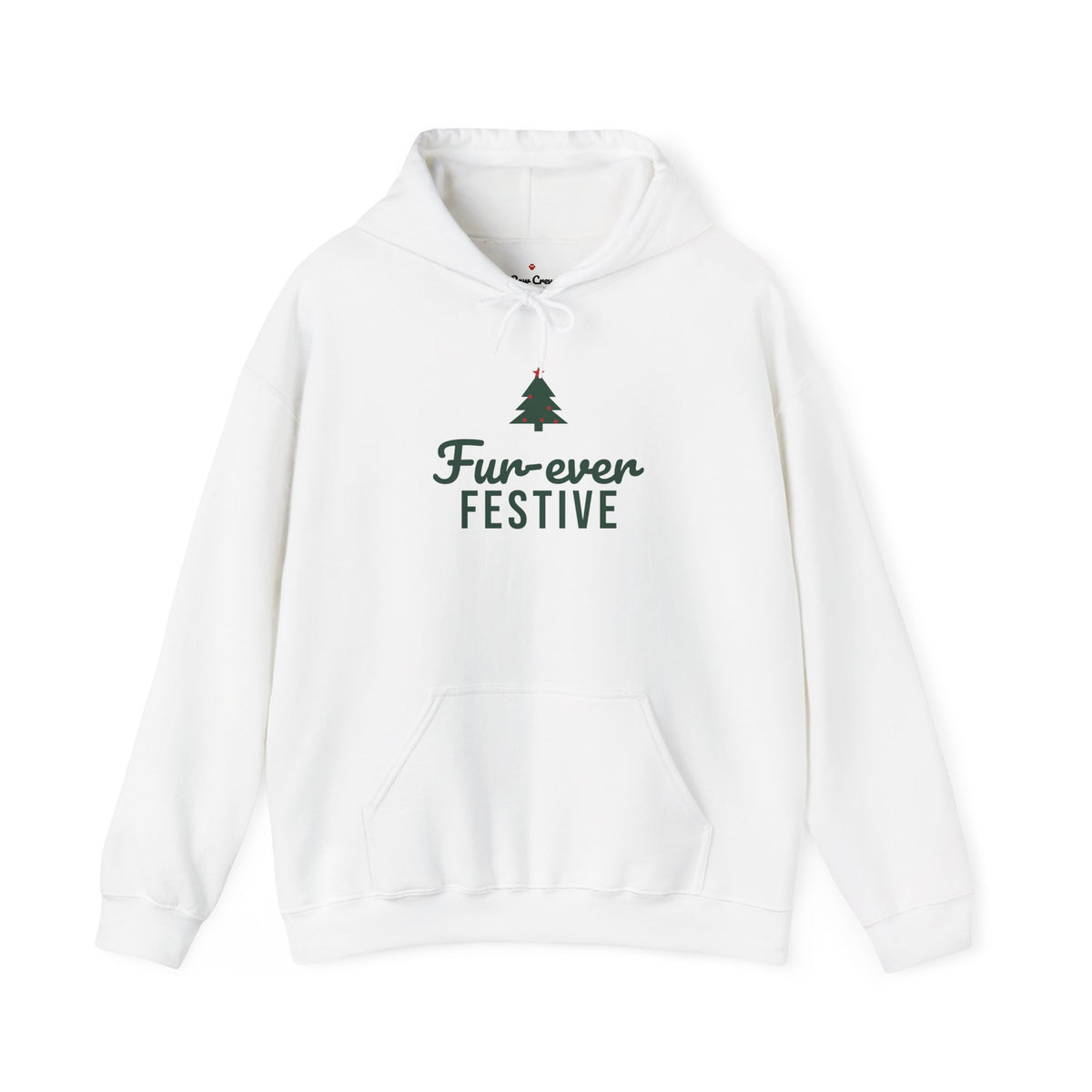 Fur-ever Festive Christmas Hoodie · Matching Family Hoodie · Paw Crew