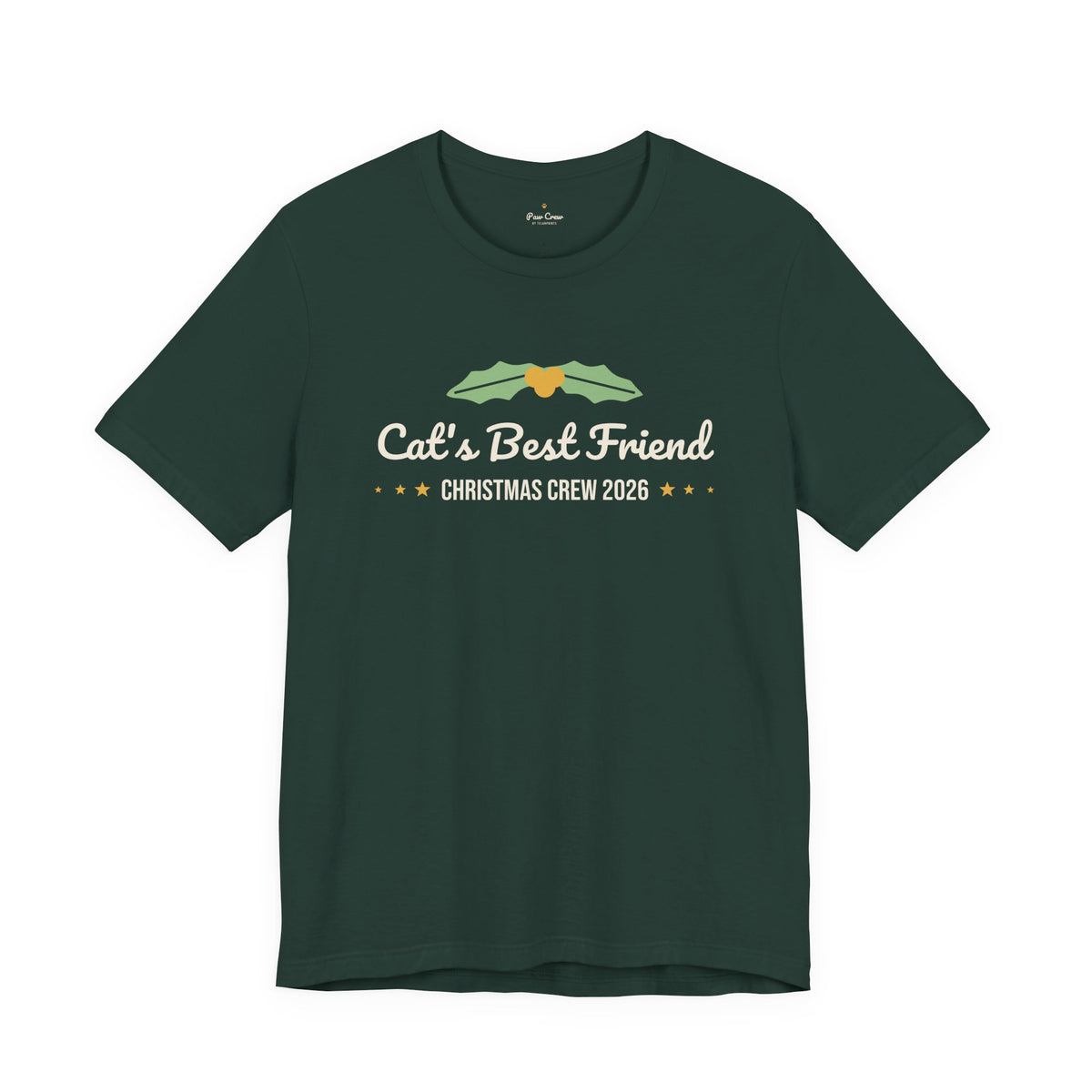 Cat's Best Friend Christmas Shirt · Matching Cat & Owner Tee