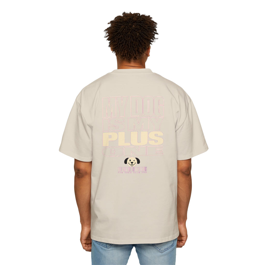 My Dog Is My Plus One Oversized Heavyweight Tee · Paw Crew Club Streetwear