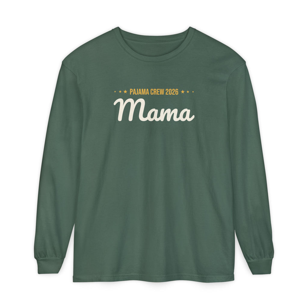 Mama Christmas Pajama Tee · Matching Family Christmas Pajamas · Paw Crew
