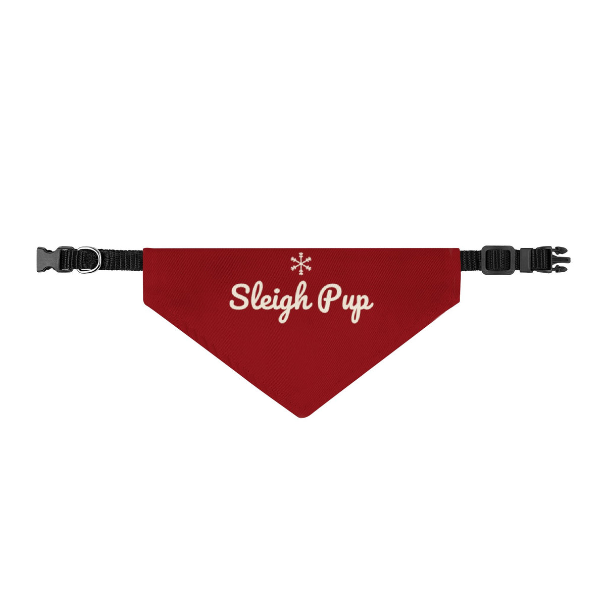 Sleigh Pup Dog Bandana (Red) · Matching Christmas Pet Bandana