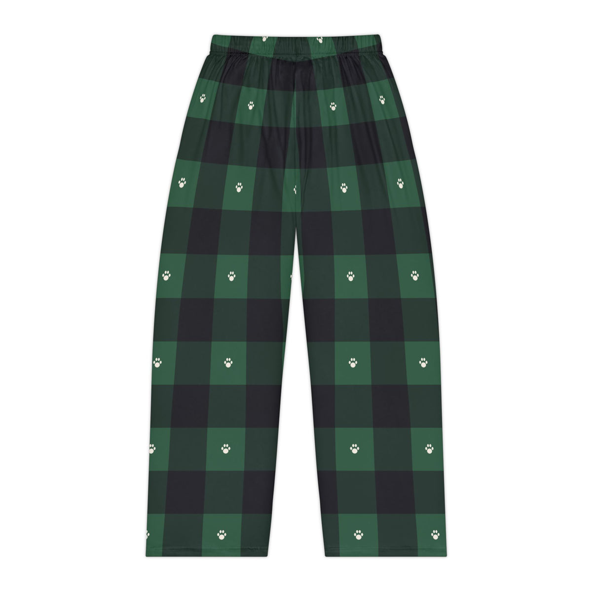 Green Buffalo Plaid Women's Pajama Pants · Matching Family Christmas Pajamas · Paw Crew