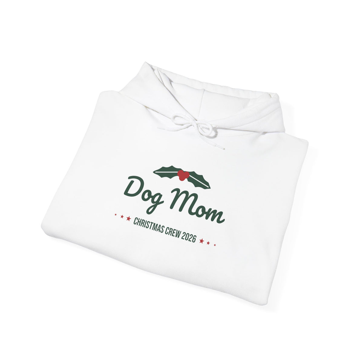 Dog Mom Christmas Hoodie · Matching Family Hoodie · Paw Crew