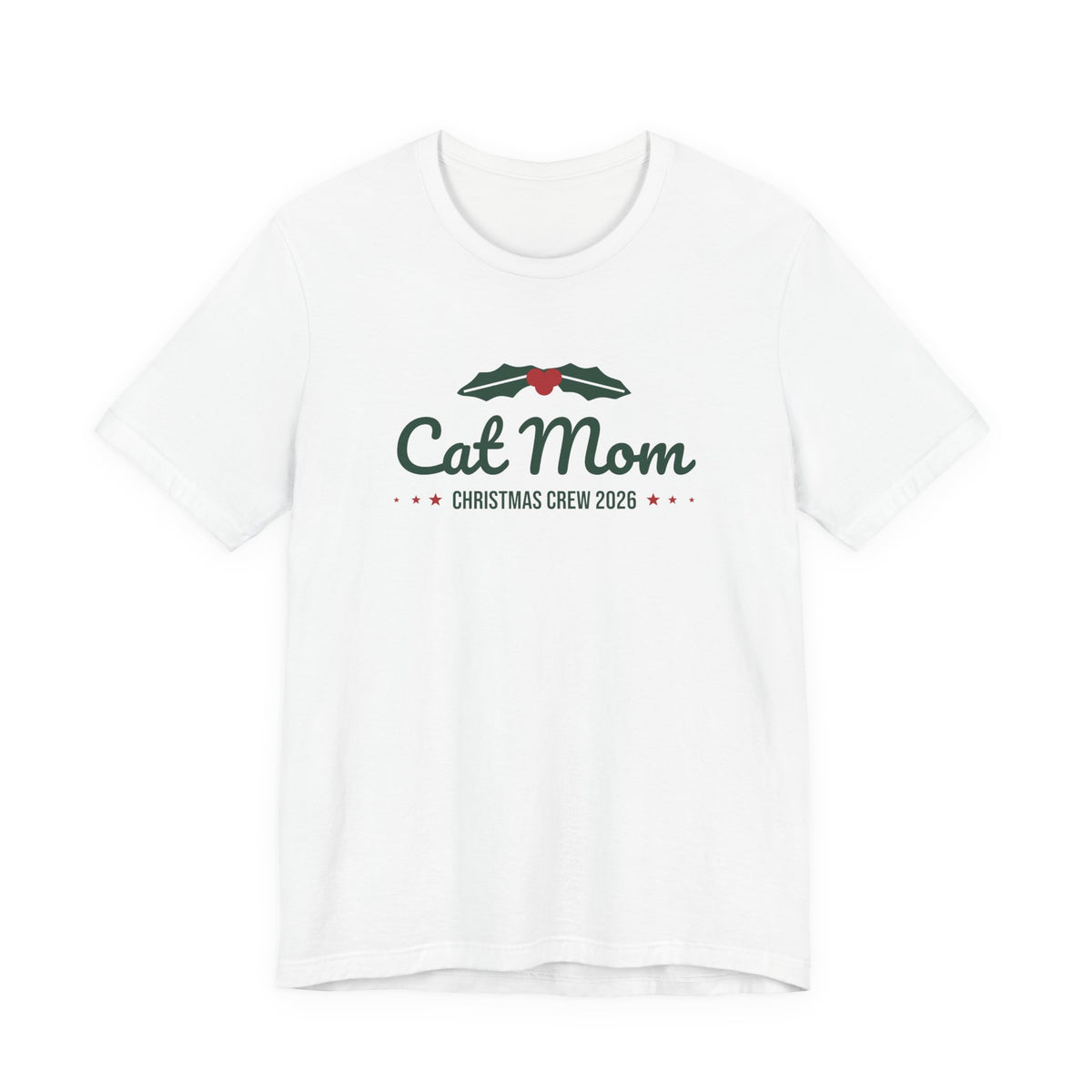 Cat Mom Christmas Shirt · Matching Cat & Owner Tee