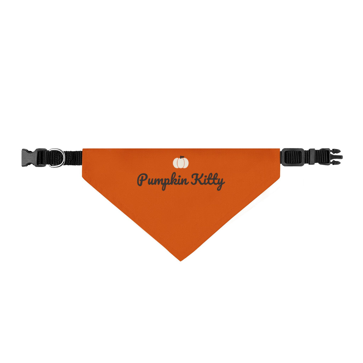 Pumpkin Kitty Cat Bandana (Orange) · Matching Halloween Pet Bandana