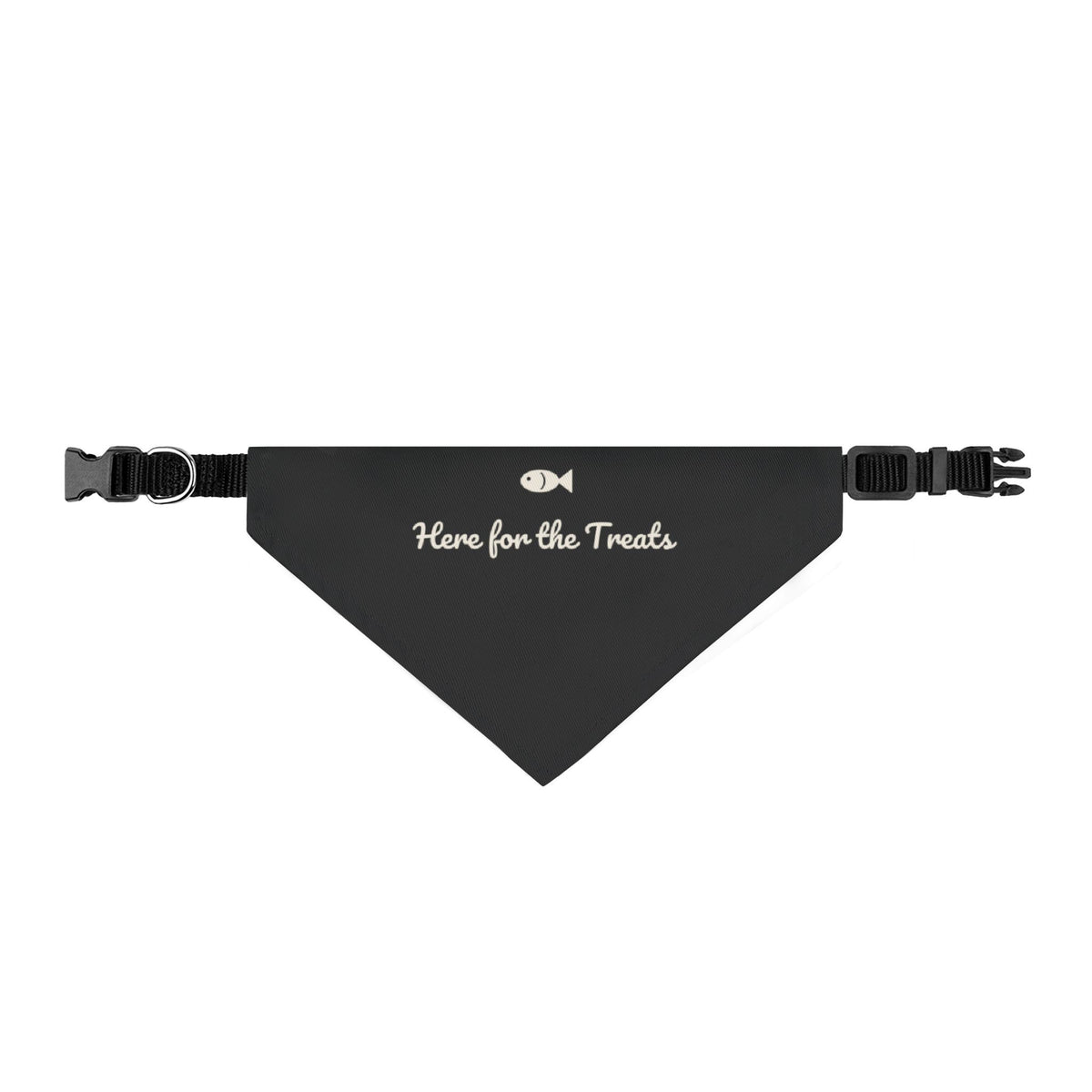 Here for the Treats Cat Bandana (Black) · Matching Halloween Pet Bandana