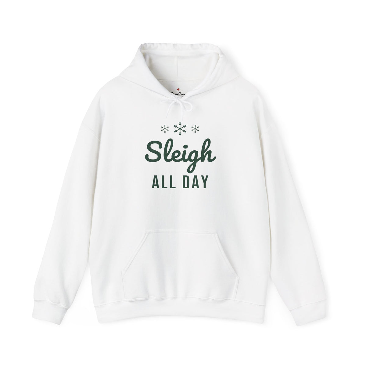 Sleigh All Day Christmas Hoodie · Matching Family Hoodie · Paw Crew