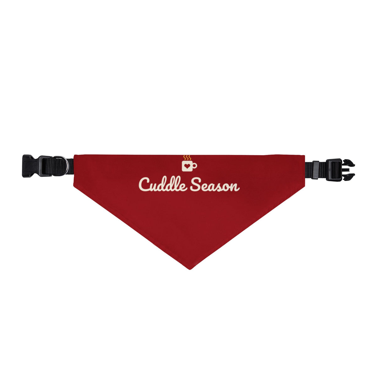 Cuddle Season Pet Bandana (Red) · Matching Christmas Pet Bandana