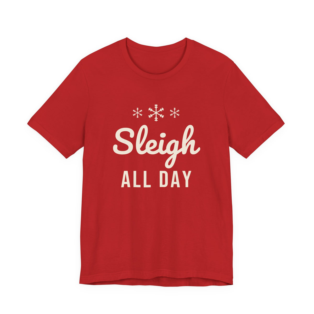 Sleigh All Day Christmas Shirt · Matching Pet & Owner Tee