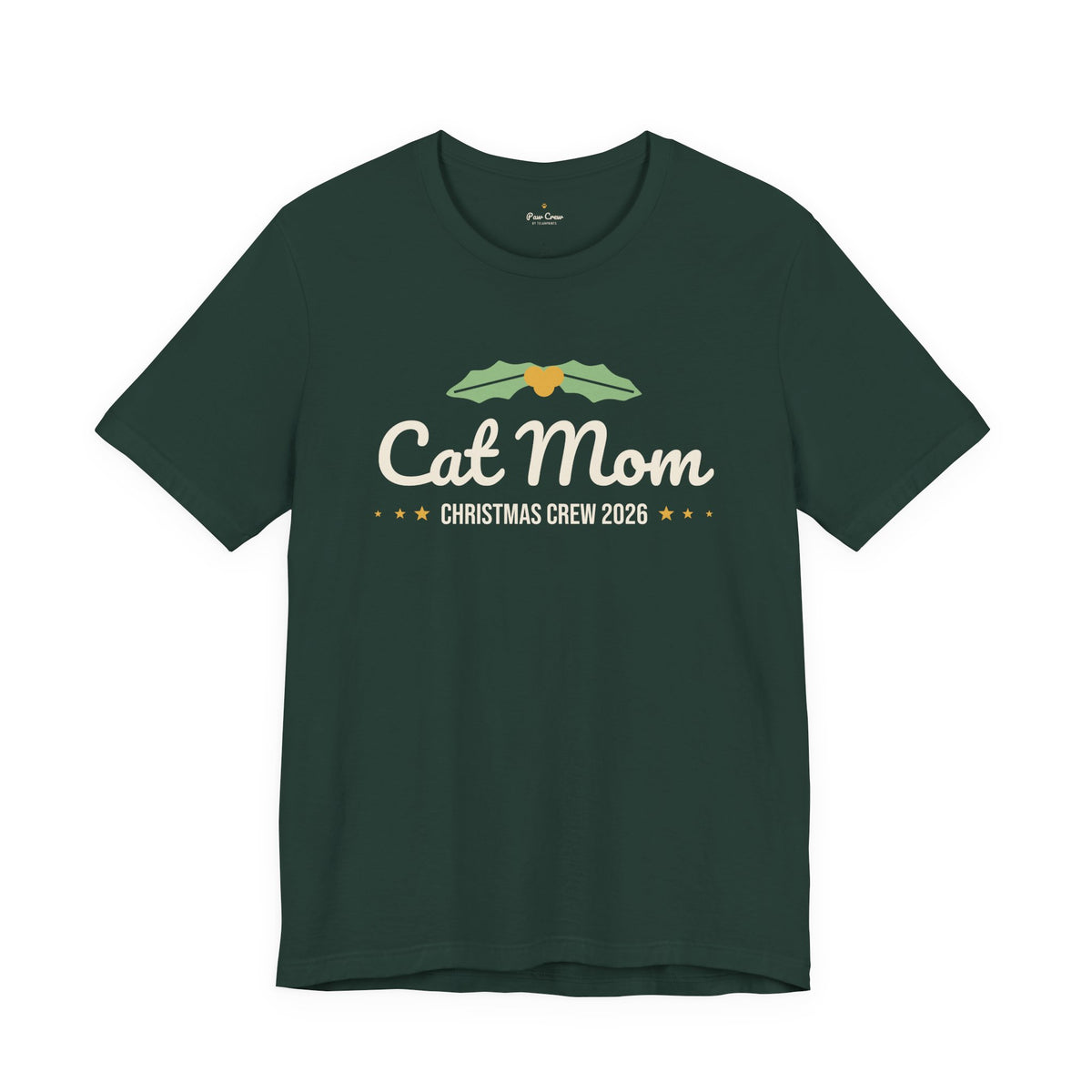 Cat Mom Christmas Shirt · Matching Cat & Owner Tee