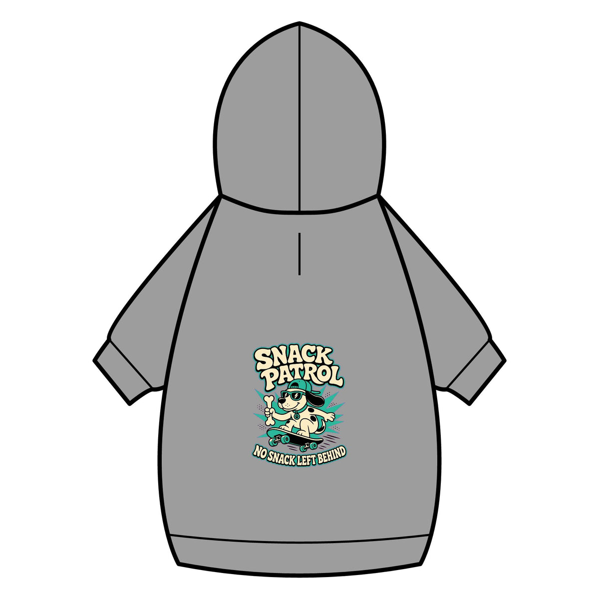 Snack Patrol Dog Hoodie · Paw Crew Club Streetwear