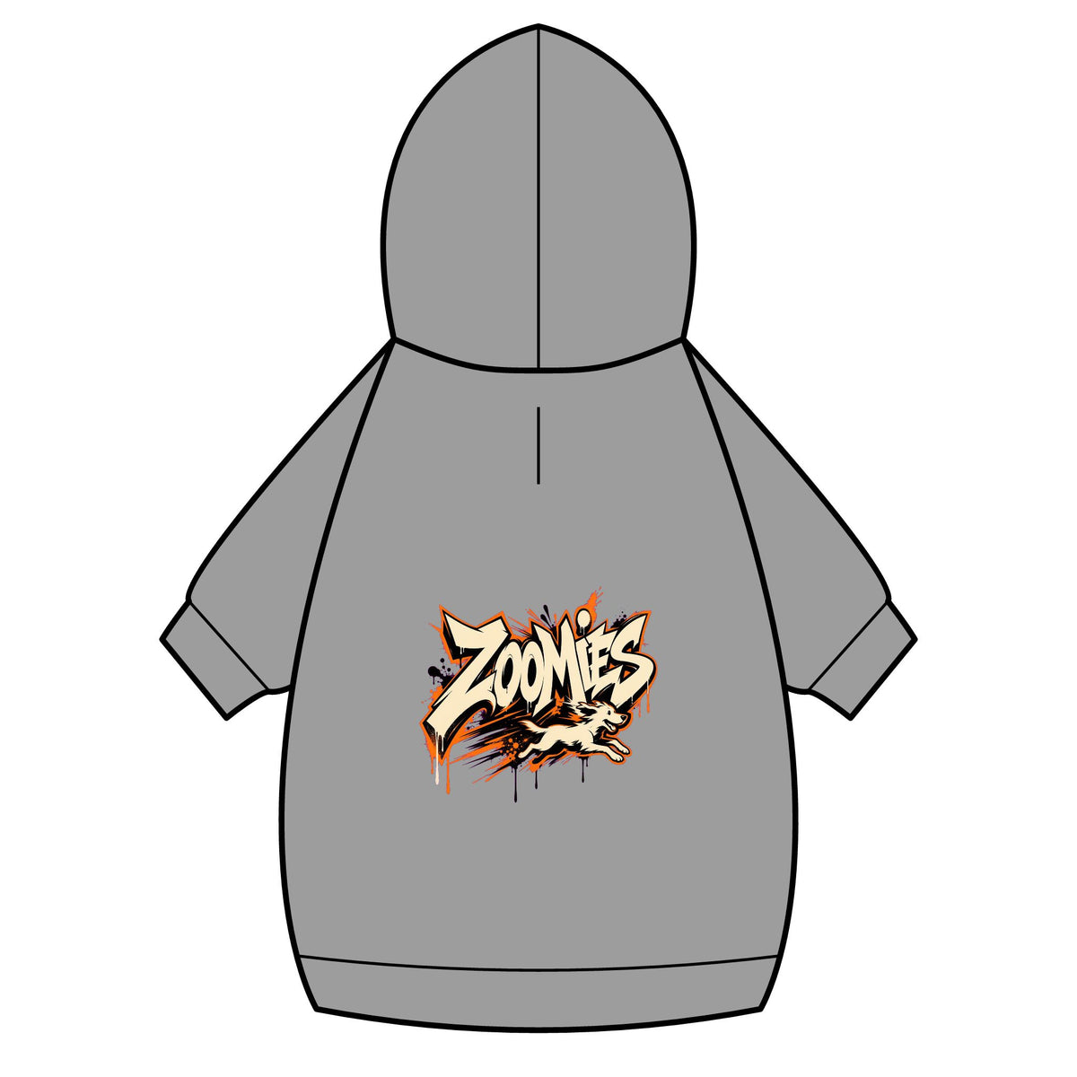 Zoomies Dog Hoodie · Paw Crew Club Streetwear