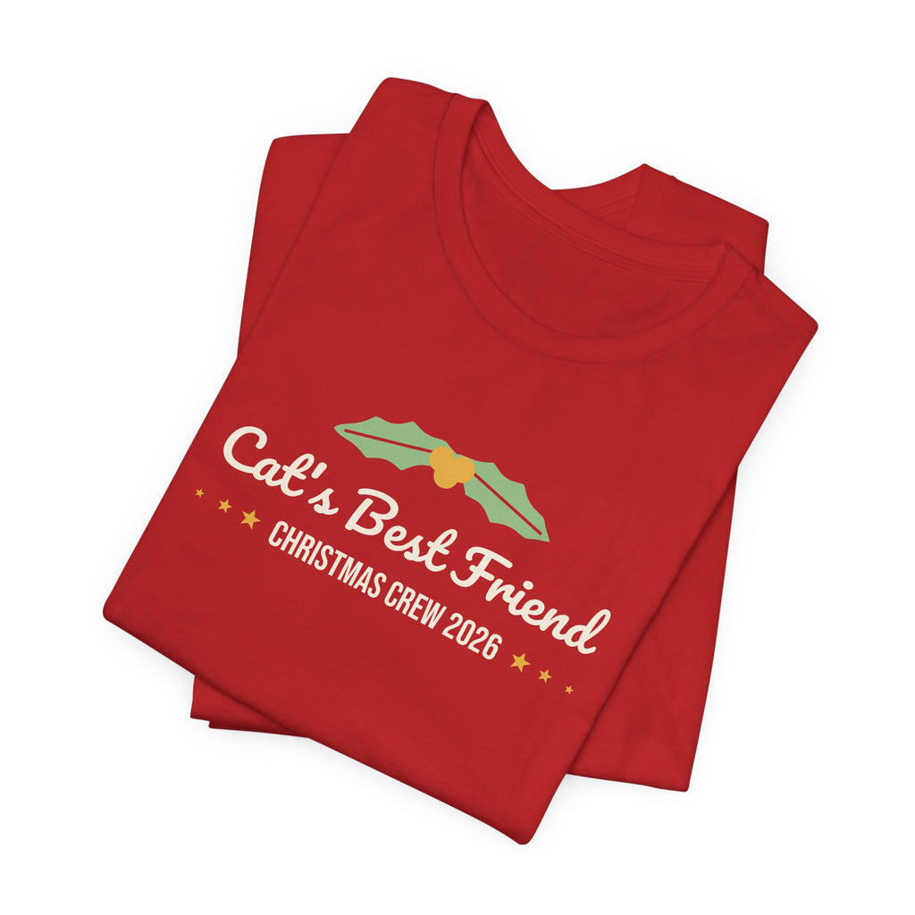 Cat's Best Friend Christmas Shirt · Matching Cat & Owner Tee