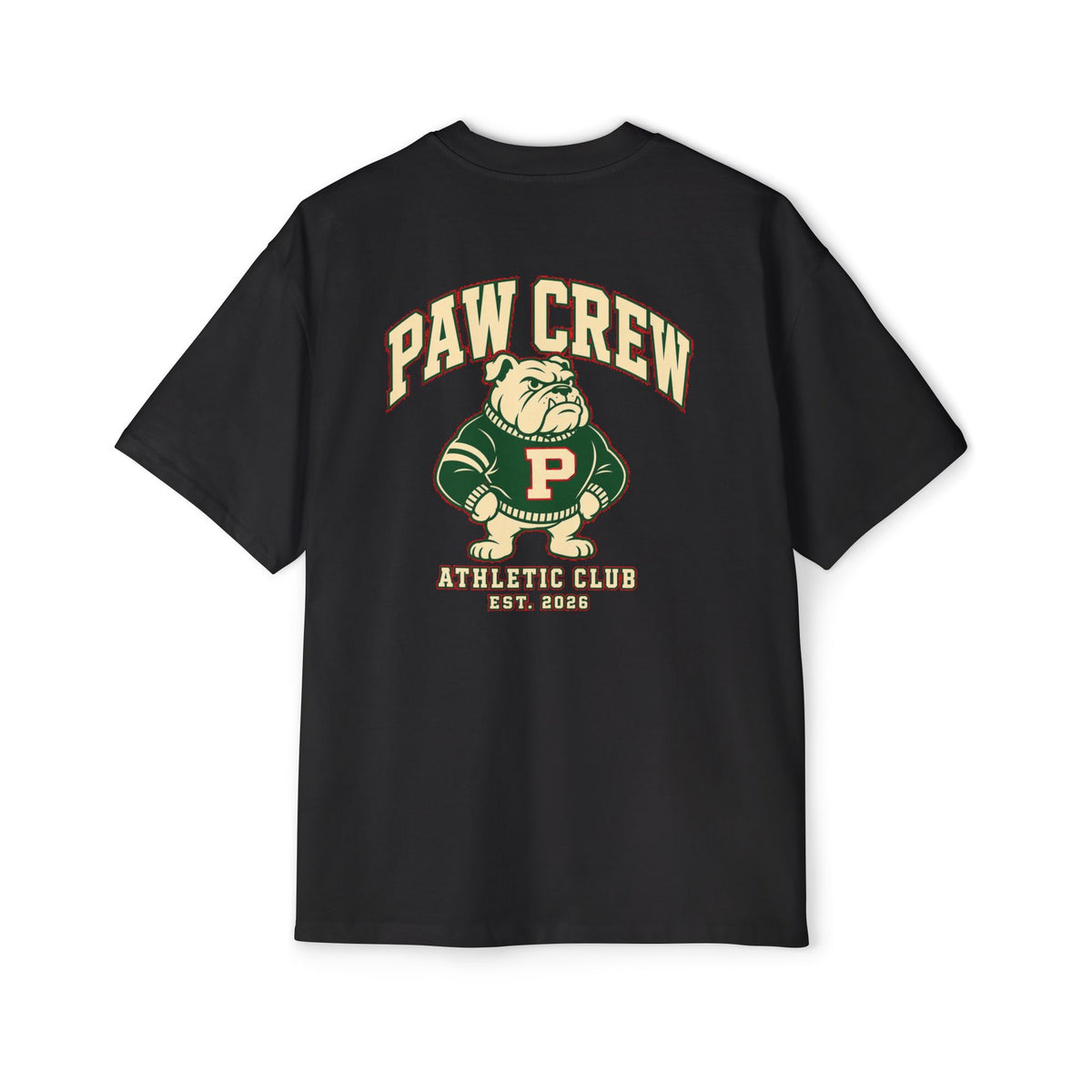 Paw Crew Athletic Club Oversized Heavyweight Tee · Paw Crew Club Streetwear