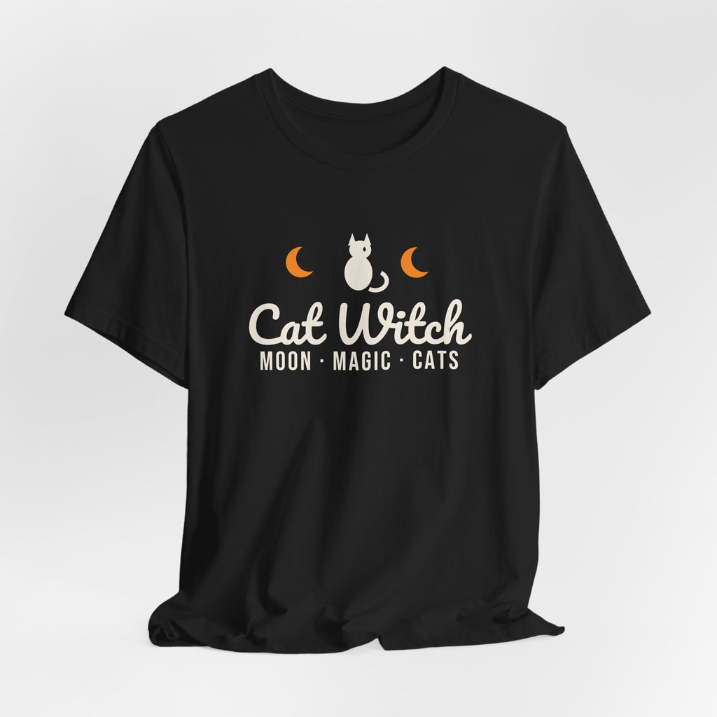 Cat Witch Halloween Shirt · Matching Cat & Owner Tee