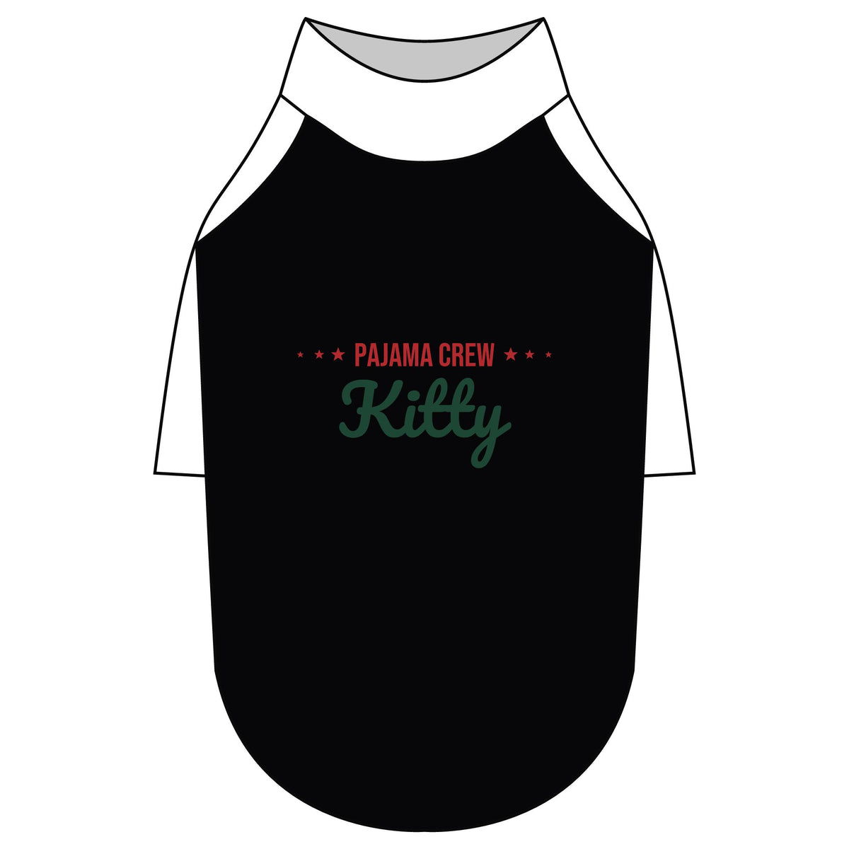 Pajama Crew Kitty Cat Raglan Tee · Matching Pet Raglan Tee · Paw Crew