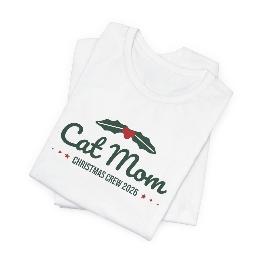Cat Mom Christmas Shirt · Matching Cat & Owner Tee