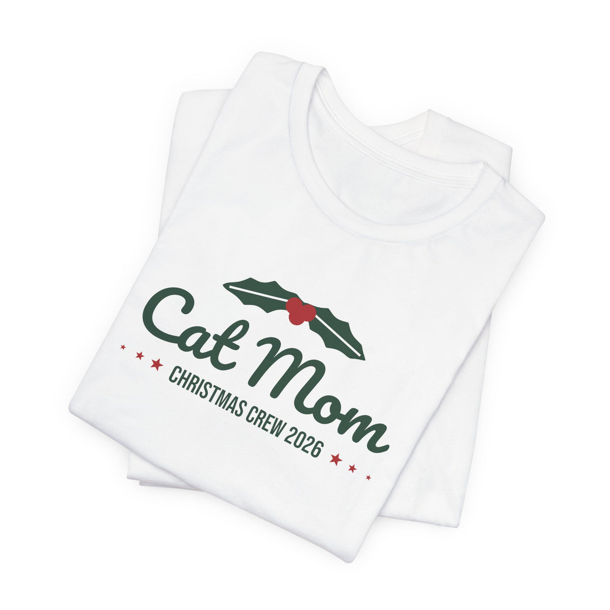 Cat Mom Christmas Shirt · Matching Cat & Owner Tee